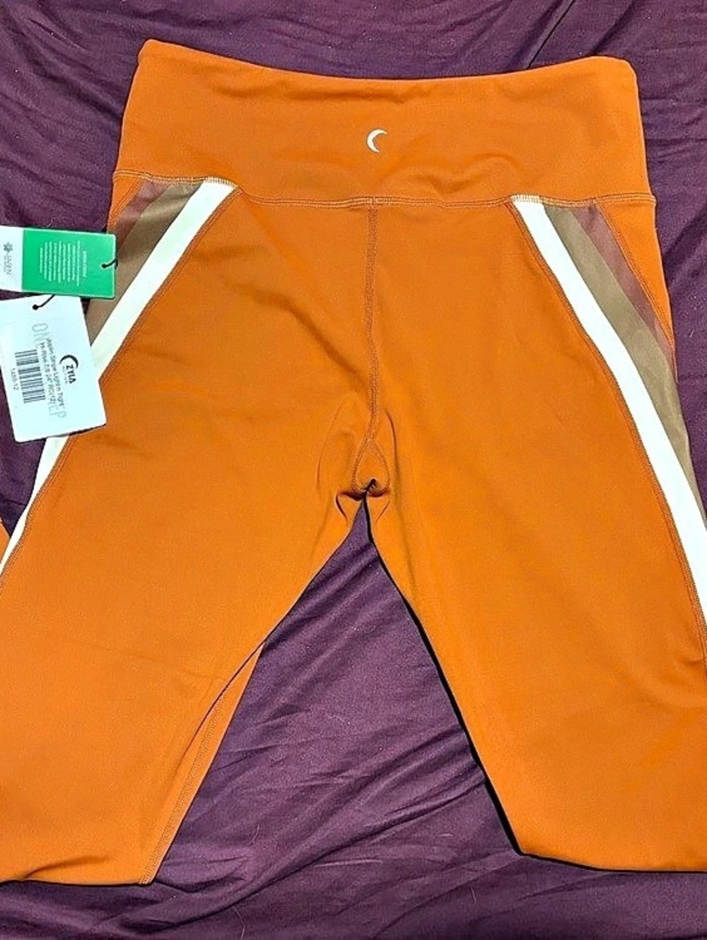 ZYIA Active Joplin Stripe Light n Tight Hi-Rise 7/8 24" RC (12) ) Color Block